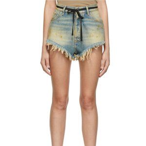 Maison Margiela Distressted Denim Shorts